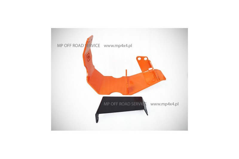 Osłona główki tylnego mostu do Land Rover Defender 110 / 130 po 2002 pomarańczowa