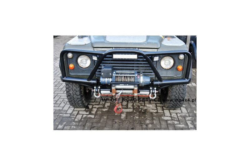 Zderzak rurowy przedni HD do Land Rover Defender (wersja z pełnym orurowaniem/bull barem)
