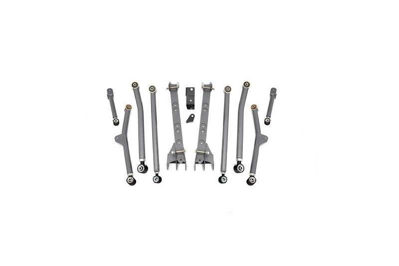 4" - 6'' Long Arm Rough Country Upgrade Lift Kit - Jeep Wrangler TJ
