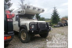 ZDERZAK PRZÓD Z BULLBAREM LAND ROVER DEFENDER 110