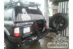 ZDERZAK TYŁ Z PŁYTĄ POD WYCIĄGARKĘ NISSAN PATROL Y61