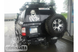 ZDERZAK TYŁ Z PŁYTĄ POD WYCIĄGARKĘ NISSAN PATROL Y61