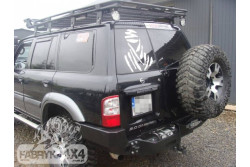 ZDERZAK TYŁ Z PŁYTĄ POD WYCIĄGARKĘ NISSAN PATROL Y61