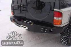 ZDERZAK TYŁ Z PŁYTĄ POD WYCIĄGARKĘ NISSAN PATROL Y60