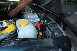 Mocowanie odłącznika prądu, hebla