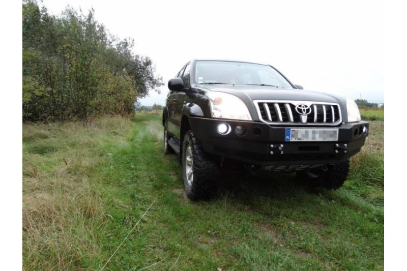 ZDERZAK PRZÓD BEZ BULLBARA TOYOTA LAND CRUISER J120 02-09