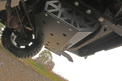 Stalowa osłona podwozia, zbiornika paliwa - Toyota Land Cruiser J95