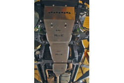 Aluminiowa osłona podwozia, skrzyni biegów - Nissan Navara D40 05-14