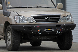 Zestaw aluminiowych osłon podwozia Toyota Land Cruiser J100, Lexus LX 470 Diesel - do zderzaka Z028