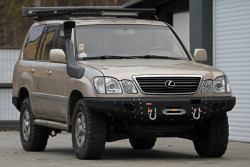 Zestaw aluminiowych osłon podwozia Toyota Land Cruiser J100, Lexus LX 470 Diesel - do zderzaka Z028
