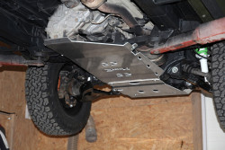 Aluminiowa przednia osłona podwozia, silnika - Toyota Hilux Vigo 11-15 do zderzaka Z014