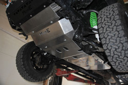 Aluminiowa przednia osłona podwozia, silnika - Toyota Hilux Vigo 11-15 do zderzaka Z014