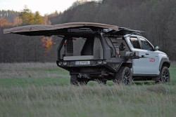 Markiza samochodowa Batwing 270° 2,5m - zadaszenie boczne More 4x4