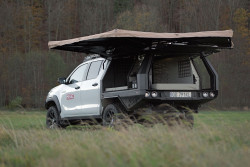 Markiza samochodowa Batwing 270° 2,5m - zadaszenie boczne More 4x4