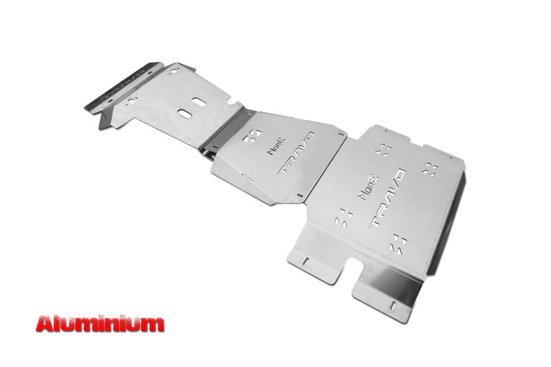 Zestaw aluminiowych osłon podwozia MorE 4x4 - Toyota Hilux Travo